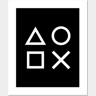 Playstation Geometric Pattern Posters and Art